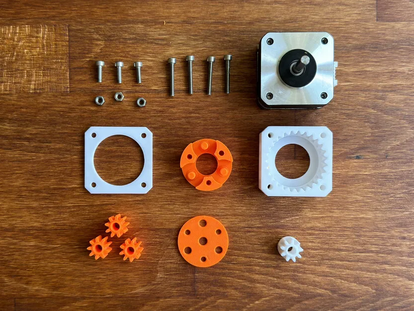 Hộp số hành tinh nhỏ gọn cho Nema17 - Tỷ số truyền 4:1 (f3d cho adapter) - Image 3