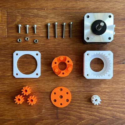 Hộp số hành tinh nhỏ gọn cho Nema17 - Tỷ số truyền 4:1 (f3d cho adapter)