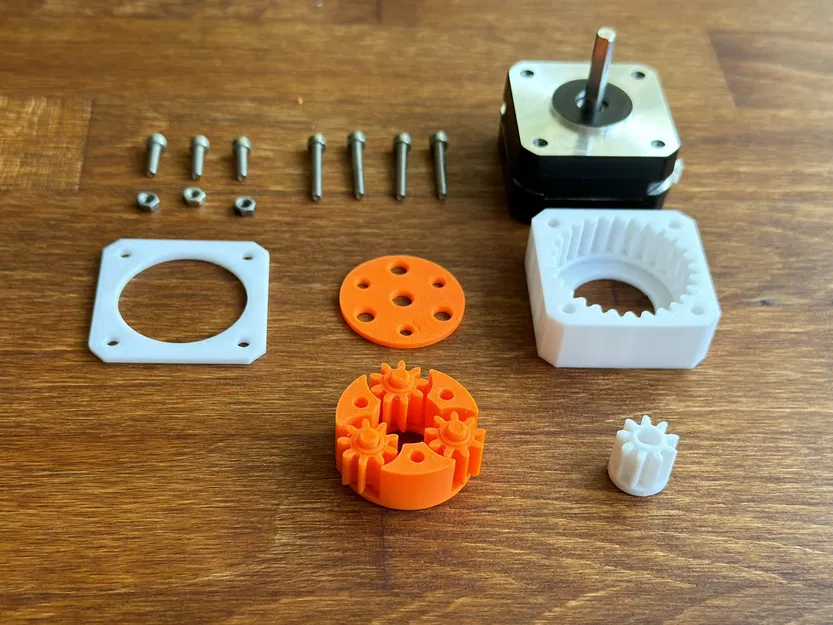 Hộp số hành tinh nhỏ gọn cho Nema17 - Tỷ số truyền 4:1 (f3d cho adapter) - Image 4