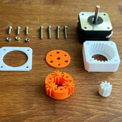 Hộp số hành tinh nhỏ gọn cho Nema17 - Tỷ số truyền 4:1 (f3d cho adapter)