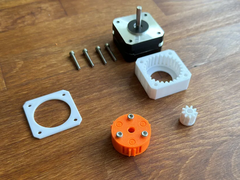 Hộp số hành tinh nhỏ gọn cho Nema17 - Tỷ số truyền 4:1 (f3d cho adapter) - Image 5