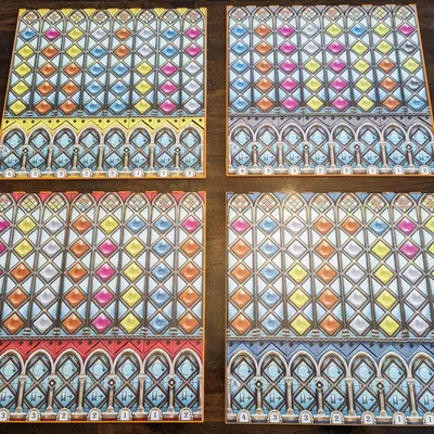 Azul: Kính Màu Sintra - Khay Đựng Bài