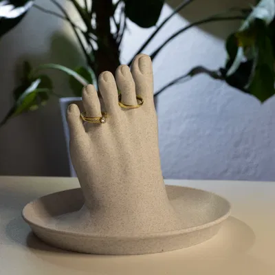 Đế Giữ Nhẫn Hình Bàn Chân