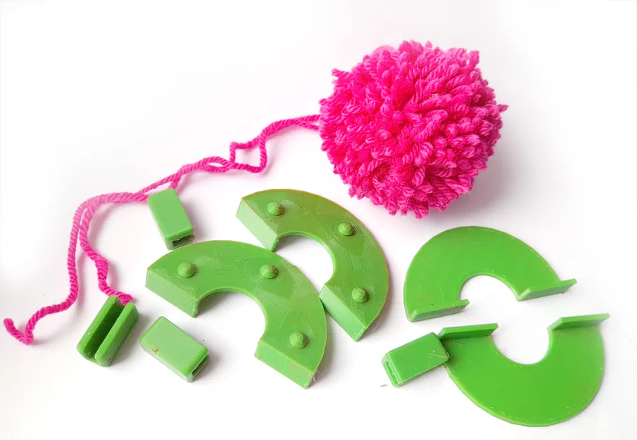 Bommel-Macher / Dụng cụ làm bông / Máy làm Pom-Pom 40mm - Image 5