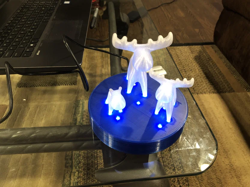 Chân đế Đèn Trang trí Hươu Tự Làm - Image 2