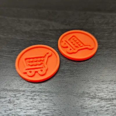 Thêm một mẫu đồng Euro nữa (dùng cho xe đẩy mua hàng)