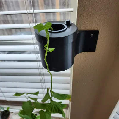 Chậu Trồng Cây Thủy Canh Kratky Gắn Góc