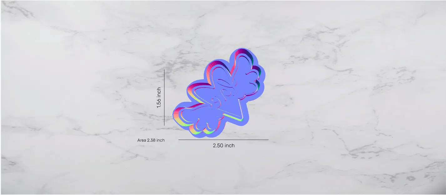 Khuôn Cắt & Dập Bánh Valentine Hình Cánh Trái Tim Tình Yêu - Image 1