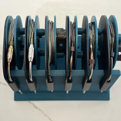 Kệ đựng cuộn dây dò nhiệt BBQ xoay