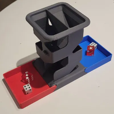 Tháp xúc xắc - Không cần ốc, Cánh khay dày hơn, Bản lề rộng hơn