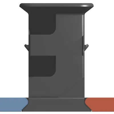 Tháp xúc xắc - Không cần ốc, Cánh khay dày hơn, Bản lề rộng hơn