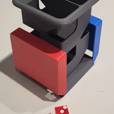 Tháp xúc xắc - Không cần ốc, Cánh khay dày hơn, Bản lề rộng hơn