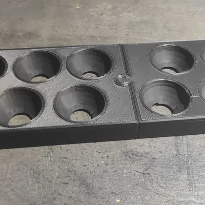 Khay trứng xếp chồng 4 và 6 quả