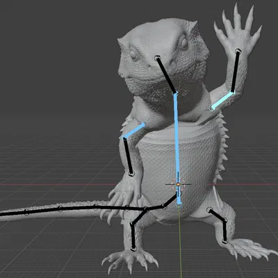 Rồng Râu Vẫy Tay