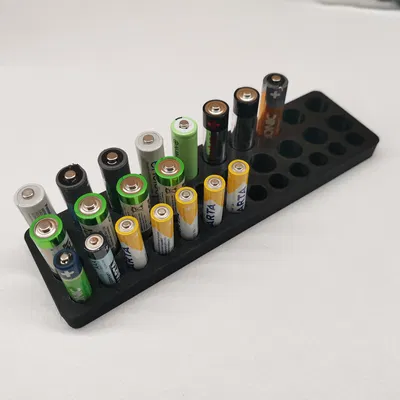Hộp Đựng Pin AA - AAA, Dụng Cụ Sắp Xếp Pin