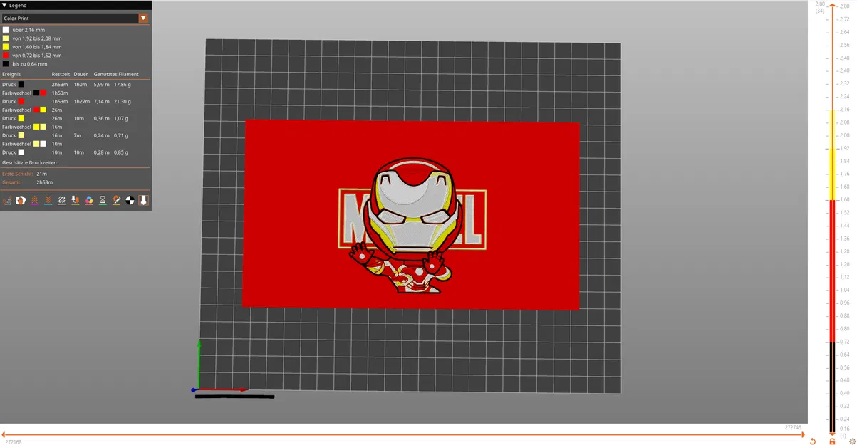 Iron Man Comic HueForge - Image 1