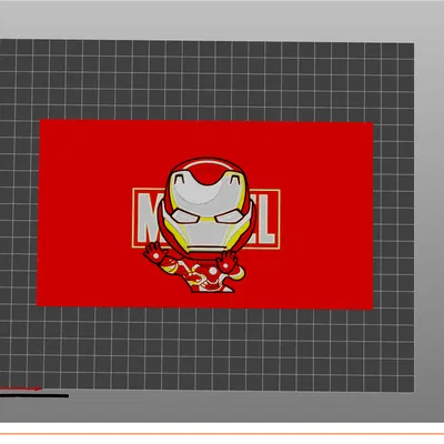 Iron Man Comic HueForge