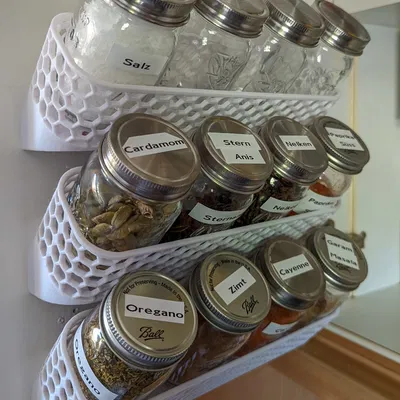 Kệ Gia Vị - Lọ Mini Mason