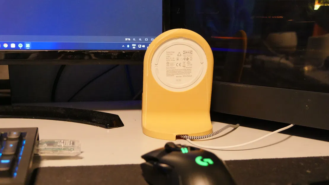 Đế Sạc Không Dây Ngang Cho iPhone/Apple Watch (có Sạc IKEA) - Image 5