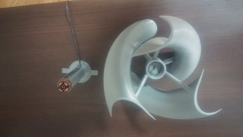 Cối Xay Gió Helix Savonius Dễ In - Image 7