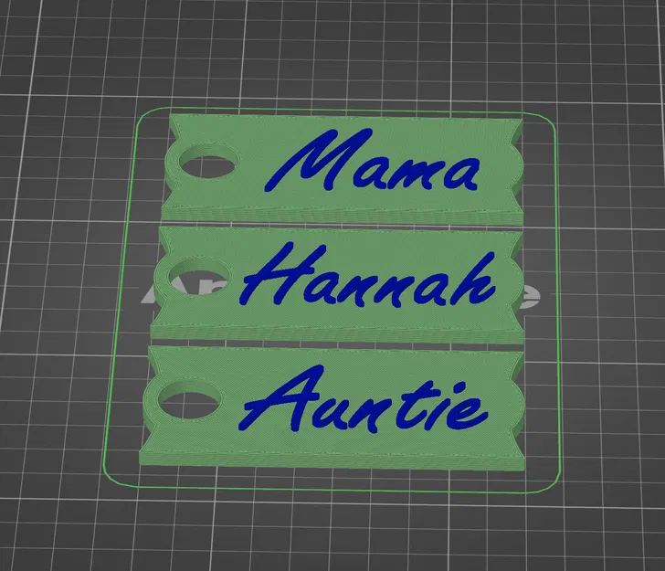 Móc Khóa Hannah và Dì - Image 1