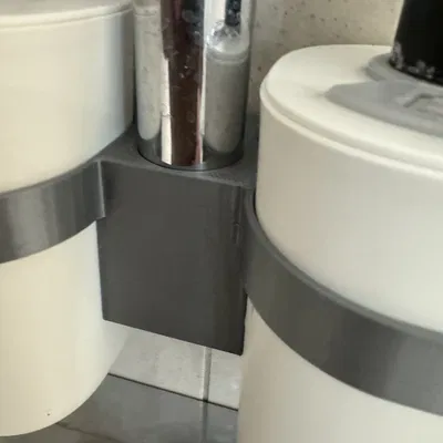 Kệ Xà Bông Lỏng Gắn Ống Vòi Sen