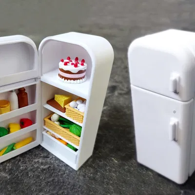 Tủ Lạnh Có Cửa Mở & Phụ Kiện Trang Trí