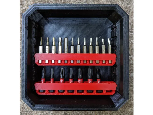 Khuôn Giữ Mũi Khoan Vi Mô 4mm Cho Hộp Milwaukee Packout và Hộp Đựng Mũi Khoan - Image 2