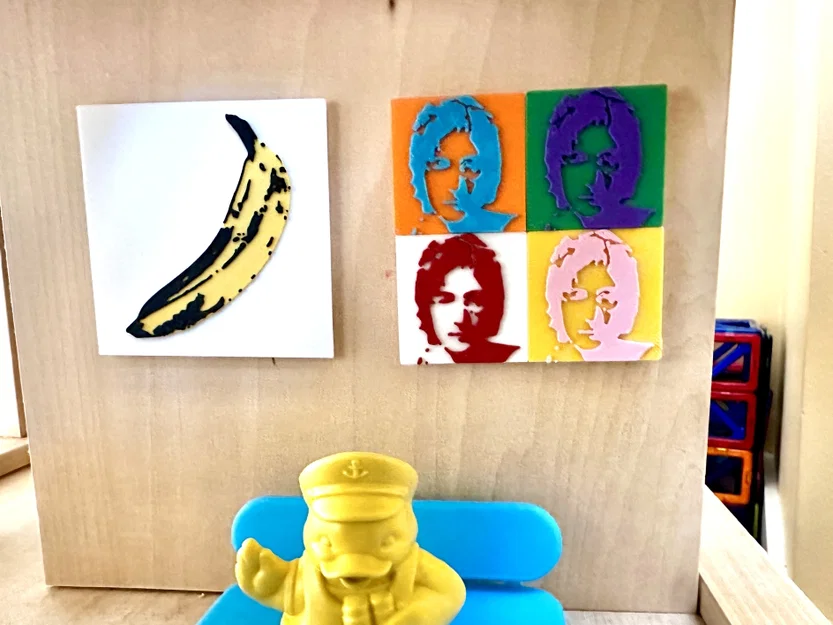 Tranh ảnh cho nhà búp bê Warhol / John Lennon - Image 1