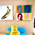 Tranh ảnh cho nhà búp bê Warhol / John Lennon - Thumbnail 1