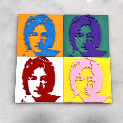 Tranh ảnh cho nhà búp bê Warhol / John Lennon