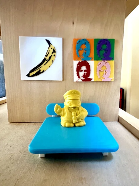 Tranh ảnh cho nhà búp bê Warhol / John Lennon - Image 3