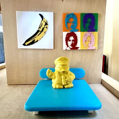 Tranh ảnh cho nhà búp bê Warhol / John Lennon