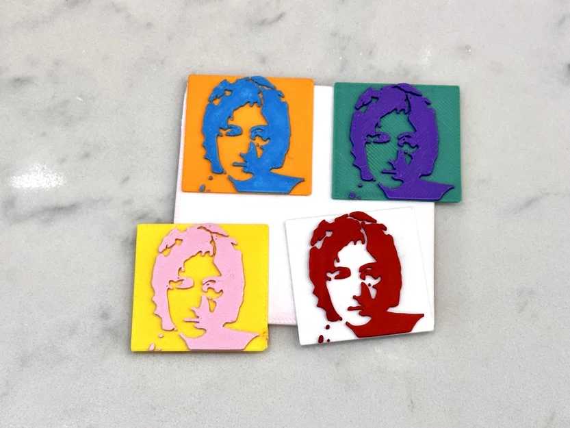 Tranh ảnh cho nhà búp bê Warhol / John Lennon - Image 4