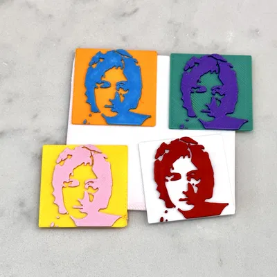 Tranh ảnh cho nhà búp bê Warhol / John Lennon