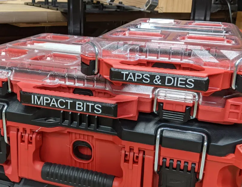 Nhãn Gắn Tay Cầm Hộp Milwaukee Packout Dạng Dẹp - Image 2