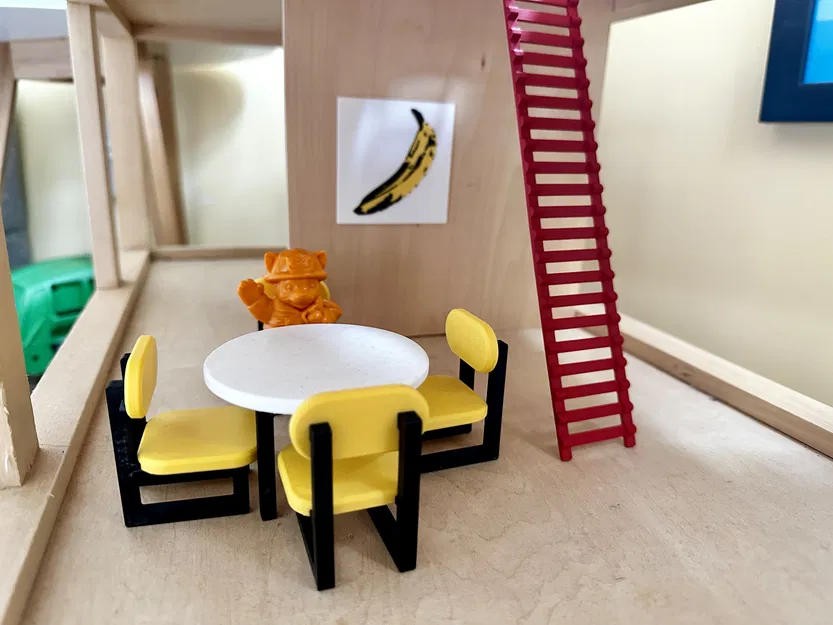 Tác Phẩm Nghệ Thuật Warhol Chuối Mini Cho Nhà Búp Bê - Image 1