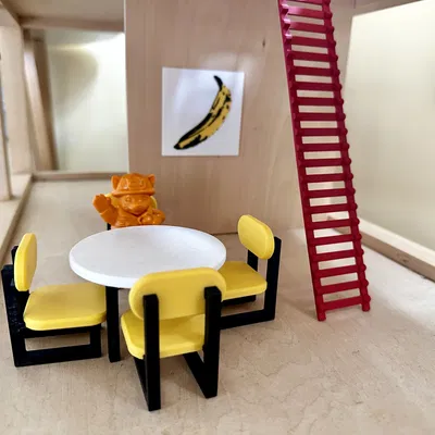 Tác Phẩm Nghệ Thuật Warhol Chuối Mini Cho Nhà Búp Bê