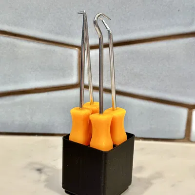 Kệ Gridfinity 4 Lỗ Đựng Bộ Móc Câu Harbor Freight