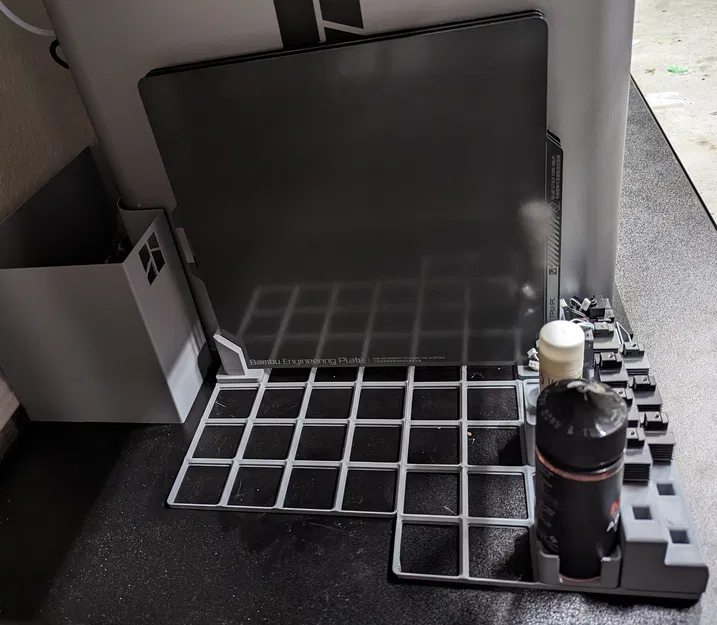 Giá đỡ khay Bambu Lab X1C cho Gridfinity - Image 1