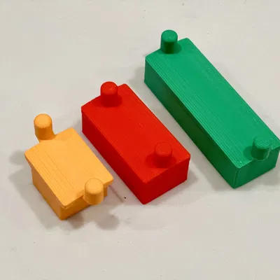 Đế đỡ Mega Bloks cho đường ray Brio (Loại Mỏng)