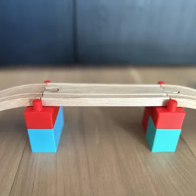 Đế đỡ Mega Bloks cho đường ray Brio (Loại Mỏng)