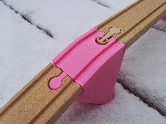 Cầu/Đường trên cao xe lửa đồ chơi bằng gỗ (dùng được với Brio, Ikea, Eichhorn, Bigjigs, Imaginarium...) - Image 3