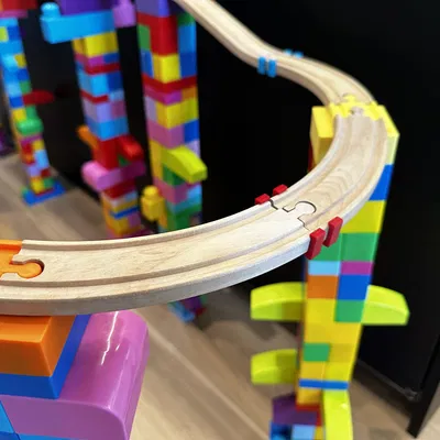 Brio Wooden Train Track Supportless Bridge Span - Cầu Gỗ Xe Lửa Không Cần Trụ
