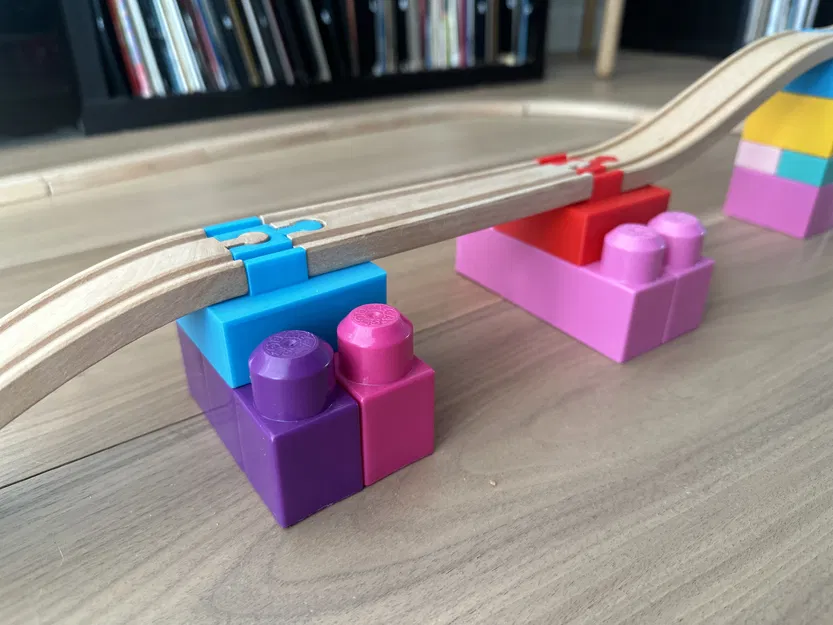 Mega Bloks Hỗ Trợ Cầu Đường Ray Tàu Hỏa Brio Khủng - Image 1