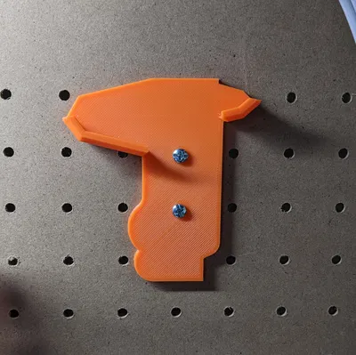 Giá Kẹp Thước Kẹp Cho Bảng Pegboard