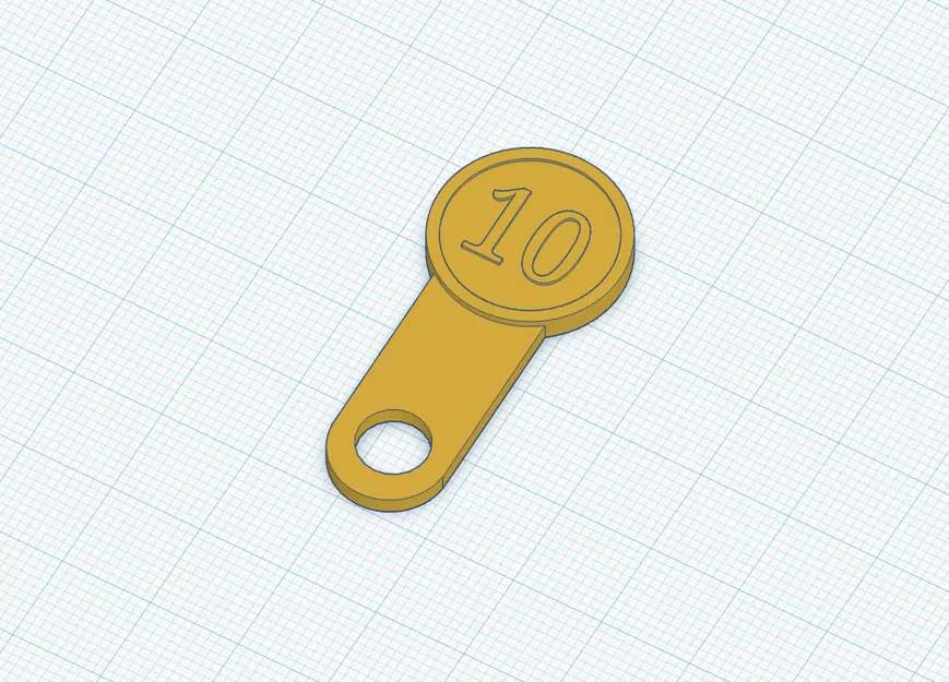 Móc Khóa Tiền Xe Đẩy Hàng 10 Kronor Thụy Điển - Image 1