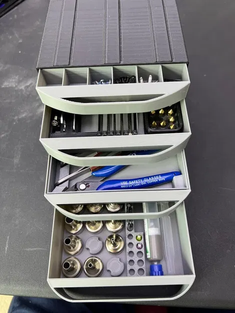 Ngăn kéo đựng phụ tùng xếp chồng module - Image 1