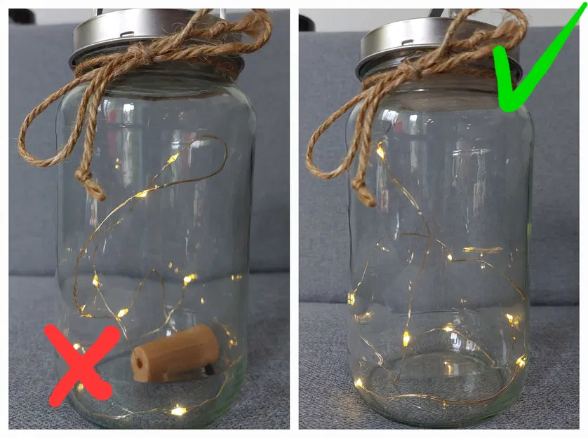 Hũ Tiên – Đế Đựng Dây Đèn LED Pin - Image 1