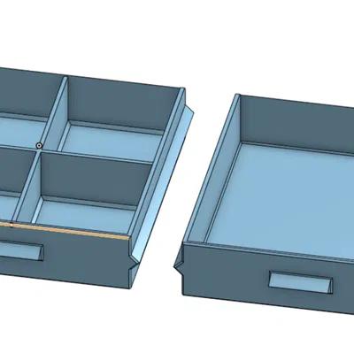 Ngăn Kéo Bàn Làm Việc Đơn Giản